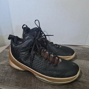 Nike Air Jordan Melo Anthony XI Black Gold Men's 12 Sneaker 716227-012